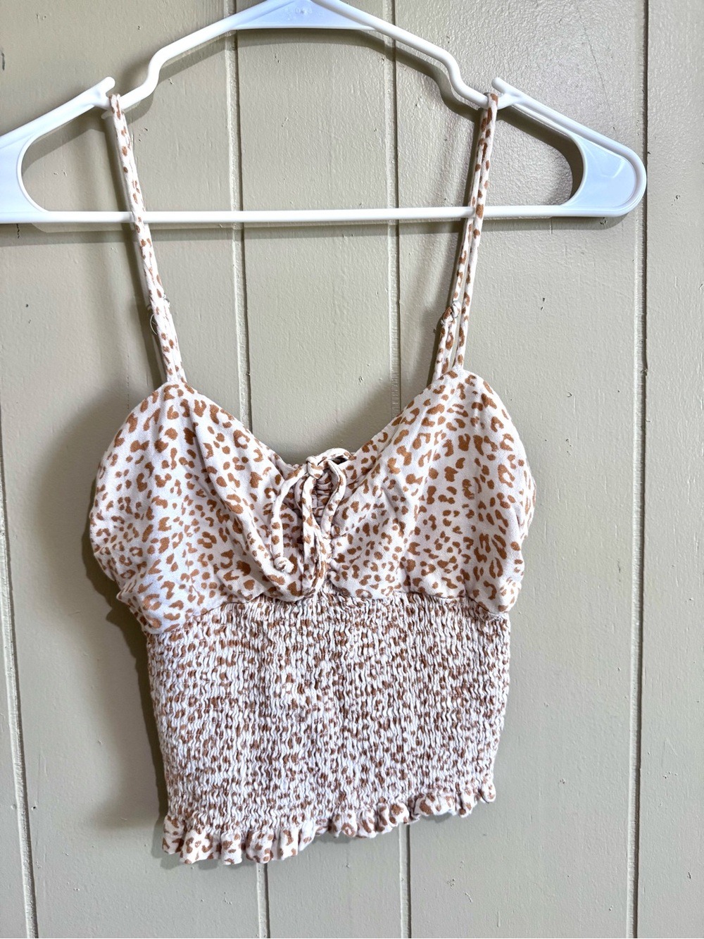 URBAN Romantics Smocked Crop Top